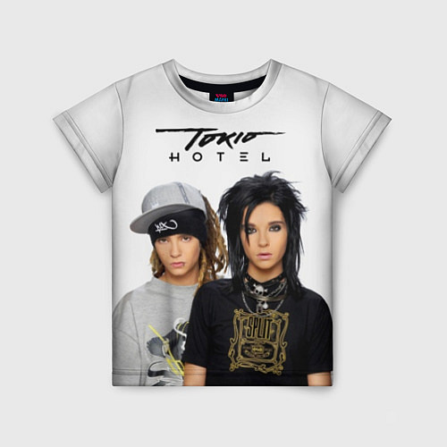 Детская футболка Tokio Hotel - poster / 3D-принт – фото 1