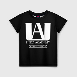 Футболка детская UA HERO ACADEMY logo, цвет: 3D-принт