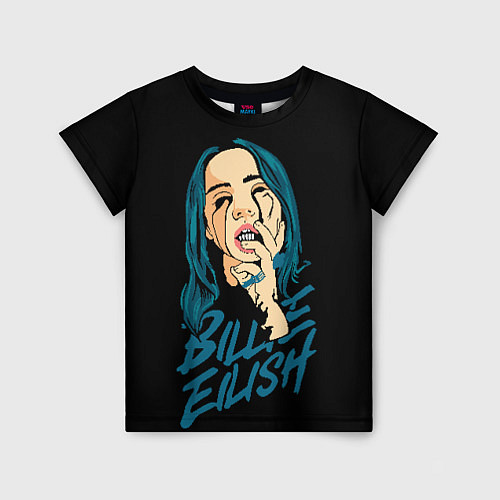 Детская футболка Billie Eilish / 3D-принт – фото 1