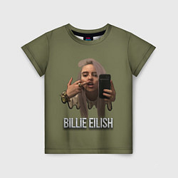 Футболка детская BILLIE EILISH, цвет: 3D-принт