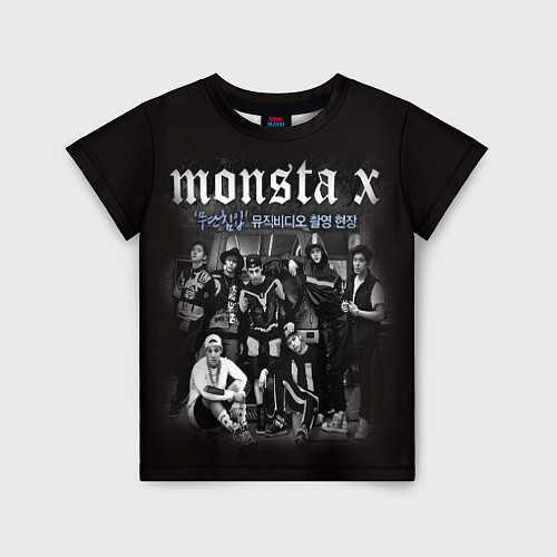 Детская футболка Monsta X / 3D-принт – фото 1