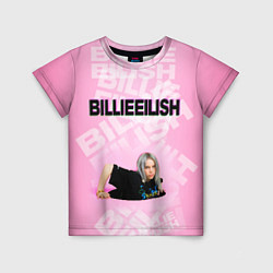 Детская футболка Billie Eilish: Pink Mood