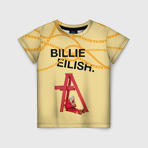Детская футболка BILLIE EILISH / 3D-принт – фото 1