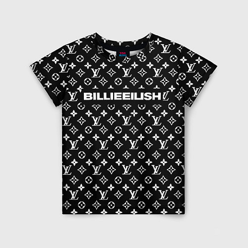 Детская футболка BILLIE EILISH x LOUIS VUITTON / 3D-принт – фото 1