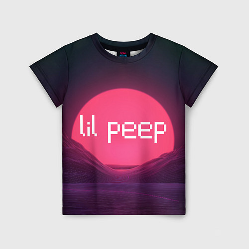 Детская футболка Lil peepLogo / 3D-принт – фото 1