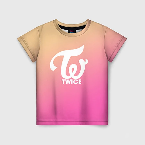 Детская футболка TWICE / 3D-принт – фото 1