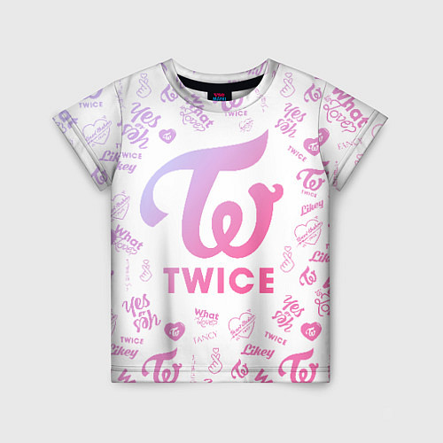 Детская футболка TWICE / 3D-принт – фото 1