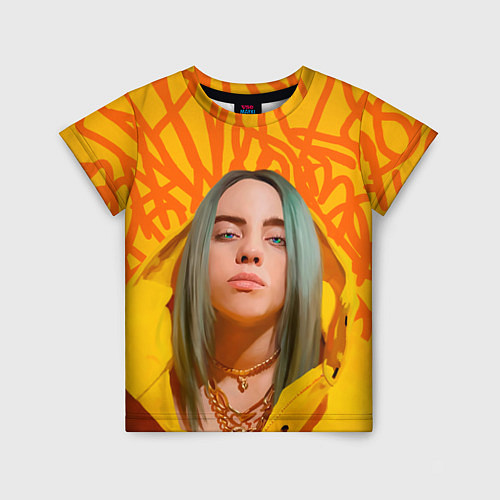 Детская футболка Billie Eilish / 3D-принт – фото 1