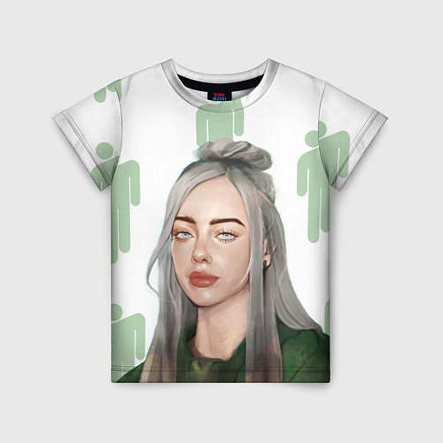 Детская футболка Billie Eilish / 3D-принт – фото 1