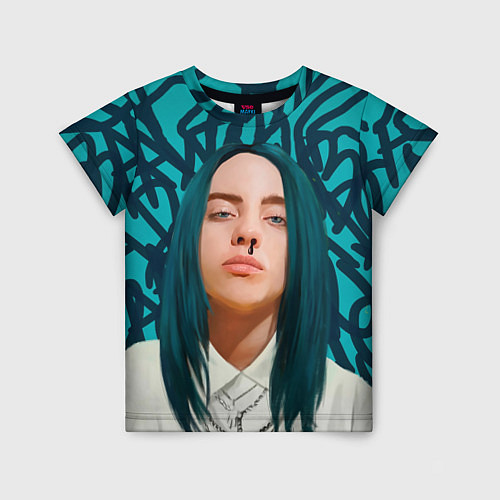 Детская футболка Billie Eilish / 3D-принт – фото 1