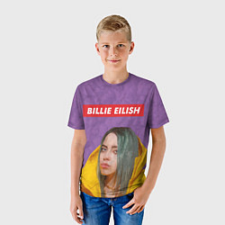 Футболка детская Billie Eilish, цвет: 3D-принт — фото 2