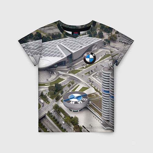 Детская футболка BMW city / 3D-принт – фото 1