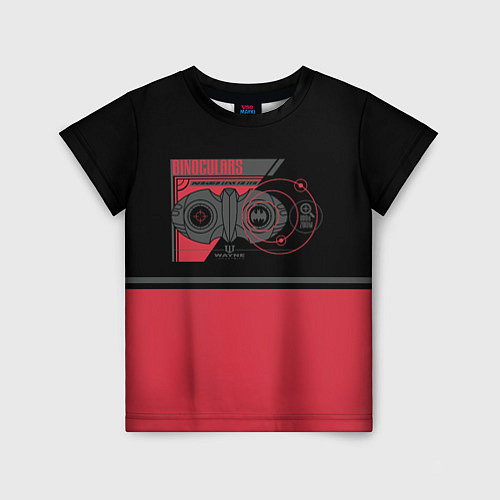Детская футболка Binoculars / 3D-принт – фото 1