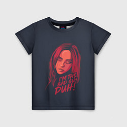 Футболка детская Billie Eilish, цвет: 3D-принт