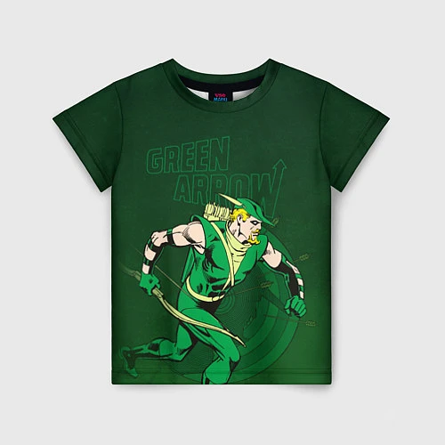 Детская футболка Green Arrow / 3D-принт – фото 1