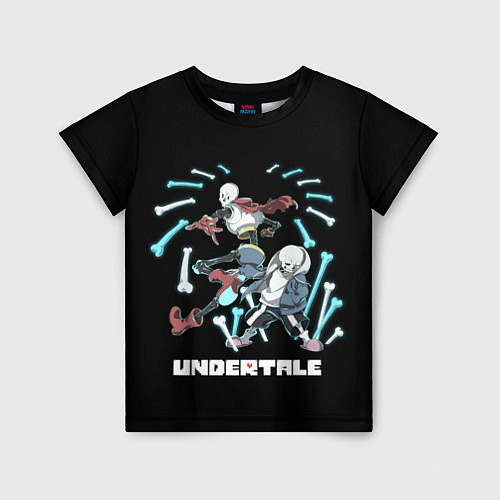 Детская футболка UNDERTALE / 3D-принт – фото 1