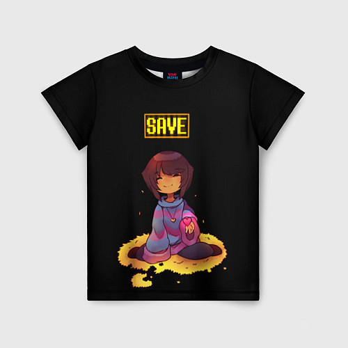 Детская футболка UNDERTALE FRISK / 3D-принт – фото 1