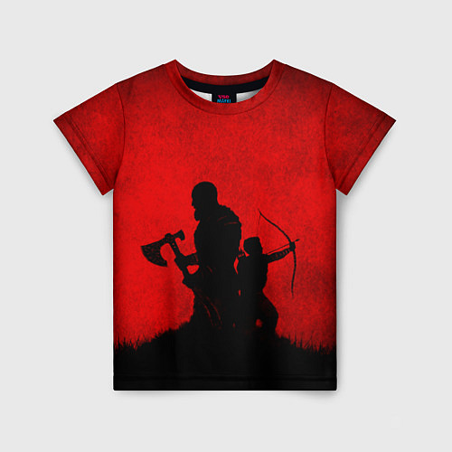 Детская футболка God of War / 3D-принт – фото 1