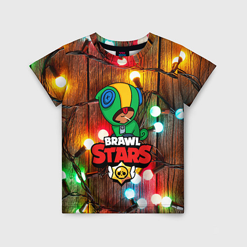 Детская футболка BRAWL STARS НОВОГОДНИЙ / 3D-принт – фото 1