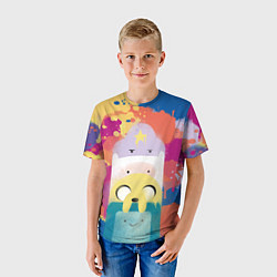 Футболка детская Adventure Time, цвет: 3D-принт — фото 2