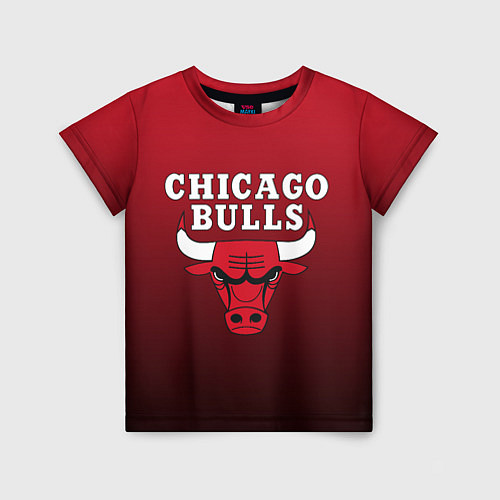 Детская футболка CHICAGO BULLS / 3D-принт – фото 1