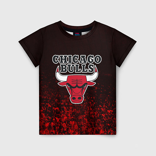 Детская футболка CHICAGO BULLS / 3D-принт – фото 1