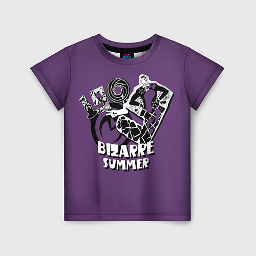 Детская футболка ДжоДжо Bizarre summer / 3D-принт – фото 1