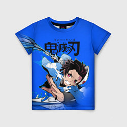 Футболка детская Demon Slayer Kimetsu no Yaiba, цвет: 3D-принт