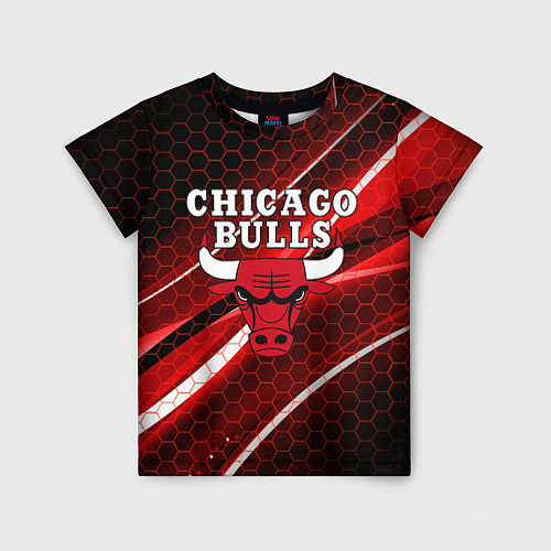 Детская футболка CHICAGO BULLS / 3D-принт – фото 1