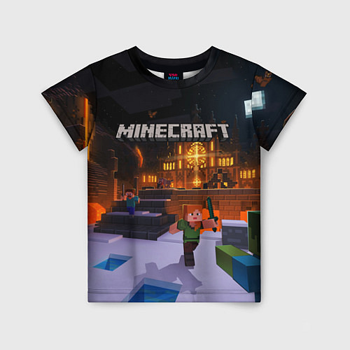 Детская футболка MINECRAFT / 3D-принт – фото 1