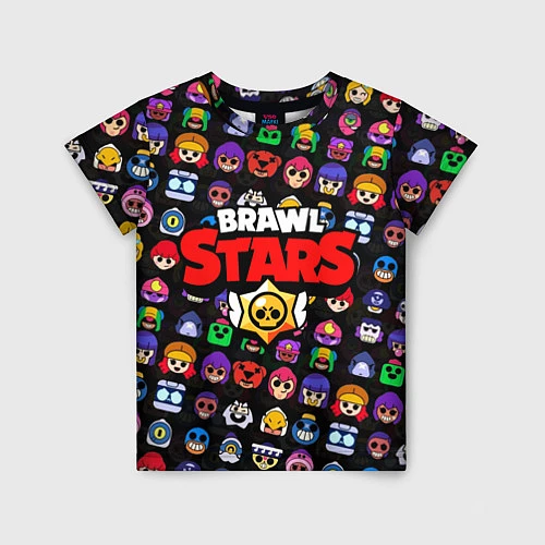 Детская футболка BRAWL STARS / 3D-принт – фото 1