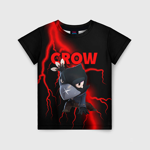 Детская футболка Brawl Stars CROW / 3D-принт – фото 1