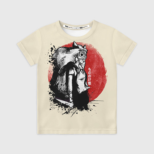 Детская футболка Принцесса Мононоке / 3D-принт – фото 1