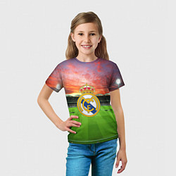 Футболка детская FC Real Madrid, цвет: 3D-принт — фото 2