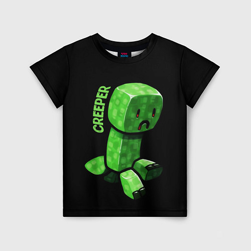 Детская футболка MINECRAFT CREEPER / 3D-принт – фото 1