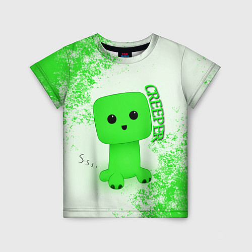 Детская футболка MINECRAFT CREEPER / 3D-принт – фото 1
