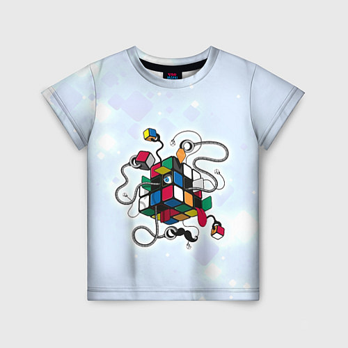 Детская футболка Кубик Рубика / 3D-принт – фото 1