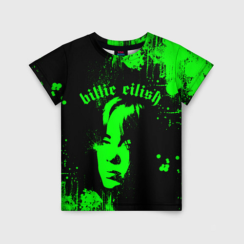 Детская футболка Billie eilish / 3D-принт – фото 1
