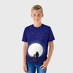 Футболка детская Мой сосед Тоторо, цвет: 3D-принт — фото 2
