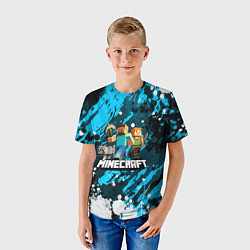 Футболка детская Minecraft Майнкрафт, цвет: 3D-принт — фото 2