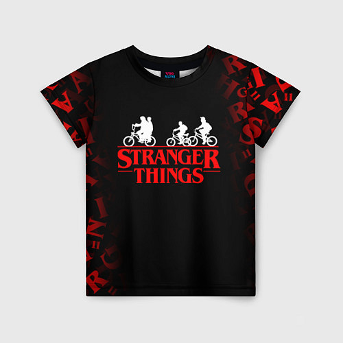 Детская футболка STRANGER THINGS / 3D-принт – фото 1