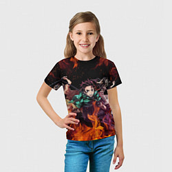 Футболка детская KIMETSU NO YAIBA, цвет: 3D-принт — фото 2
