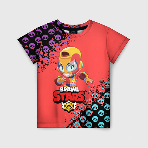 Детская футболка BRAWL STARS MAX / 3D-принт – фото 1