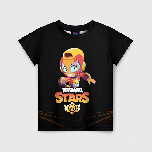 Детская футболка BRAWL STARS MAX / 3D-принт – фото 1