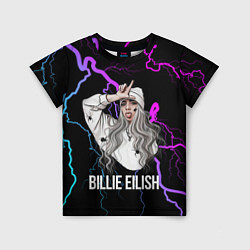 Футболка детская BILLIE EILISH, цвет: 3D-принт