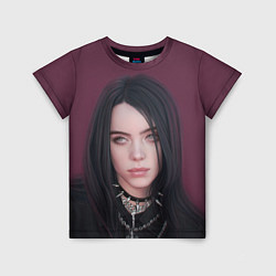 Футболка детская BILLIE EILISH, цвет: 3D-принт