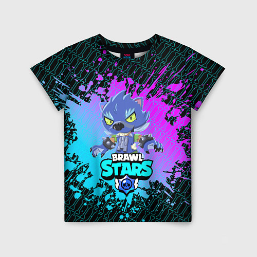 Детская футболка BRAWL STARS ОБОРОТЕНЬ LEON / 3D-принт – фото 1