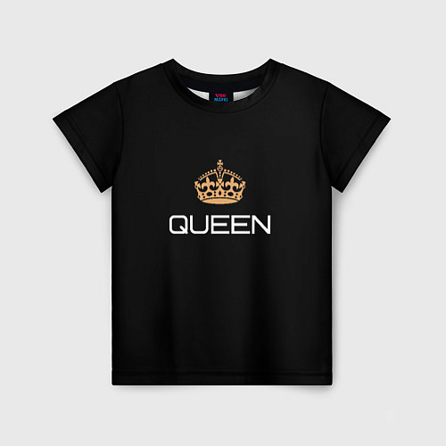 Детская футболка Королева / 3D-принт – фото 1
