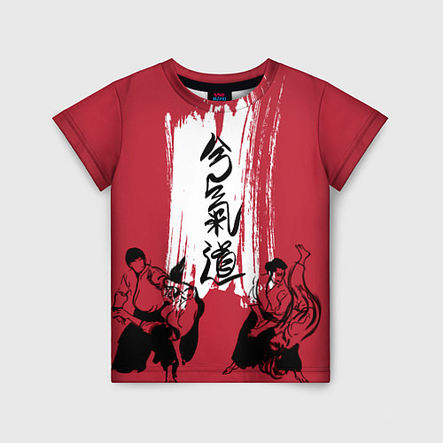 Детская футболка Айкидо / 3D-принт – фото 1