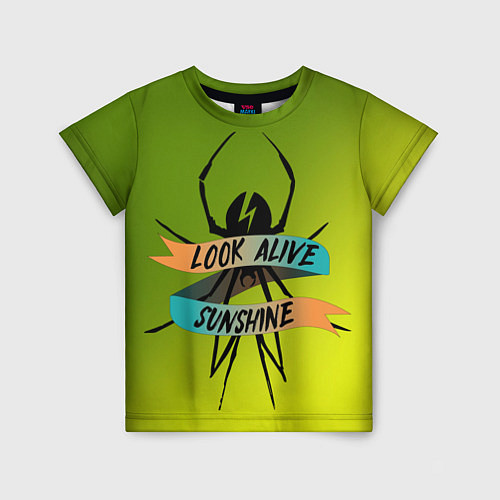 Детская футболка Look alive sunshine / 3D-принт – фото 1